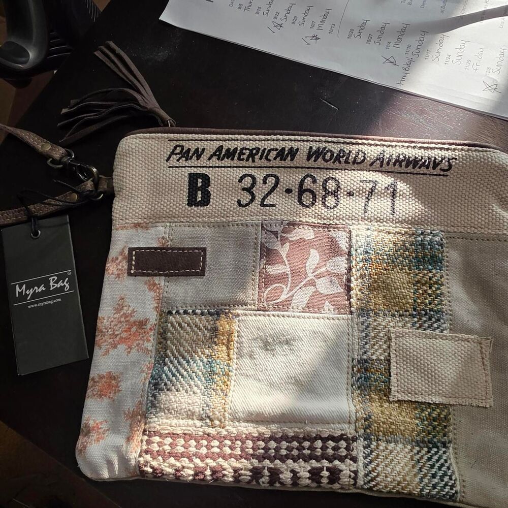 Myra Women's Cream and Brown Bag